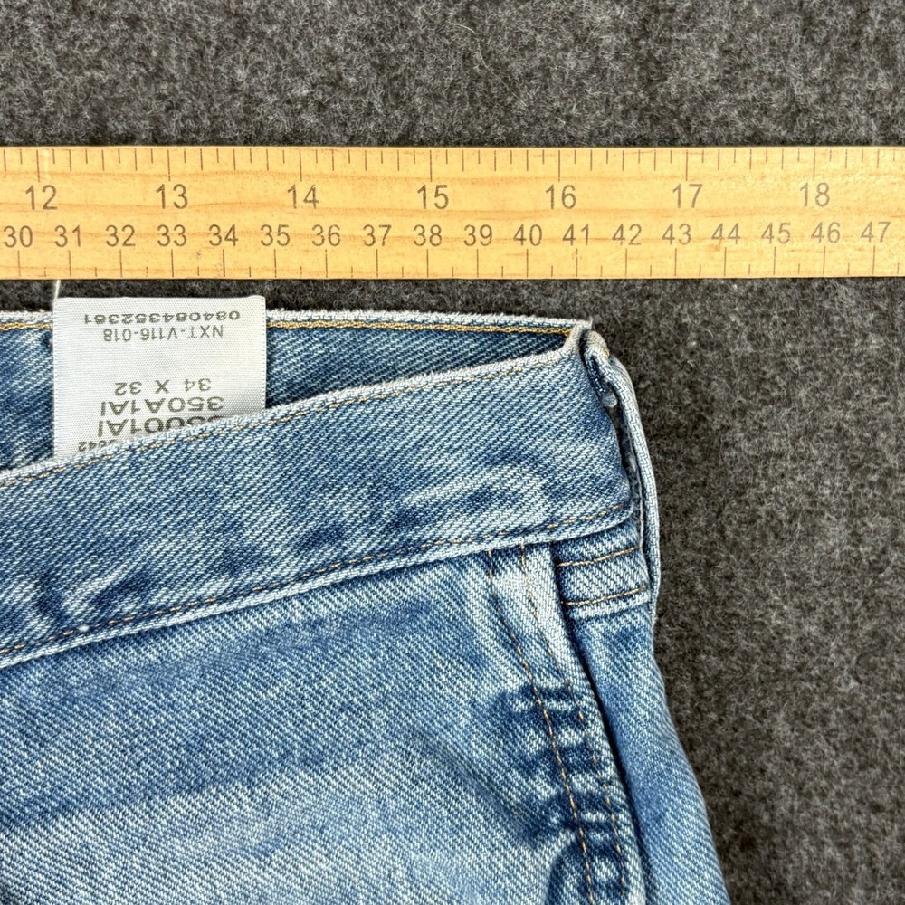 Wrangler Rugged Wear Light Wash Straight Leg Jeans Mens 34x32 Fits 32x30 - Picture 7 of 11